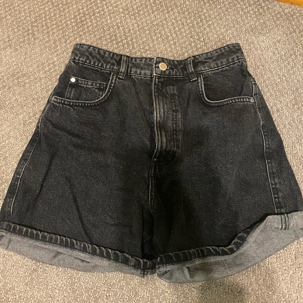 Zara Mom Style Jean Shorts